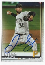 JORDAN LYLES Signed Autographed 2019 Topps Update Series Card PIT Pirates #US152