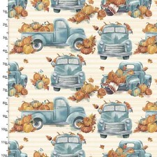 Pumpkin Please Pumpkin Pickup Cotton Fabric