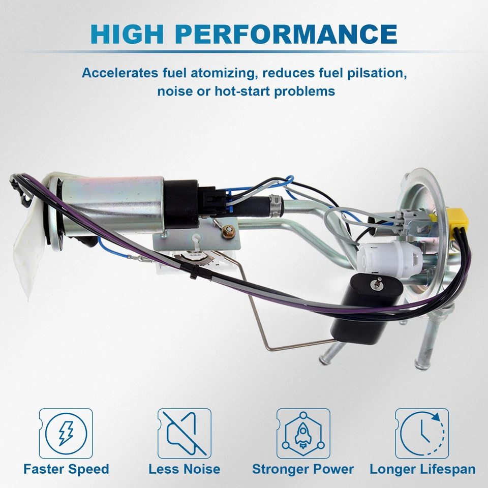 Conjunto de bomba de combustible para Chevrolet S10 Blazer GMC Jimmy 4,3 L 1992-1994 E3625S Foto 3 de 4