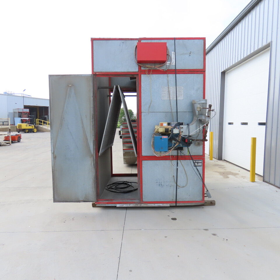 Saico 20'2" x 23'8" Paint'N Cure Downdraft Spray Booth W/Burner & Nat