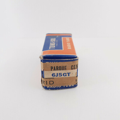 1 X 6J5GT TUNGSOL-RÖHRE. FLAT GETTER. KUPFERSTANGEN. METALLSOCKEL. NOS/NIB. C...
