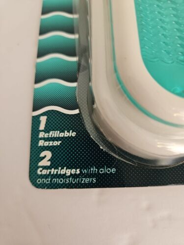 NEW VINTAGE 1992 GILLETTE SENSOR FOR WOMEN NOS 1 RAZOR 2 CARTRIDGES - Picture 3 of 4