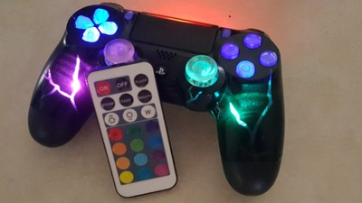 custom playstation 4 wireless light up smart led sony led ir video light