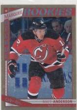 2013/14 O-PEE-CHEE..MATT ANDERSON..MARQUEE ROOKIES..RAINBOW..# 507..DEVILS