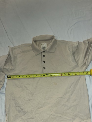 AXIS Pullover Uomo Cotone Manica Lunga Tan Polo Taglia Large Invecchiato - Foto 10 di 12