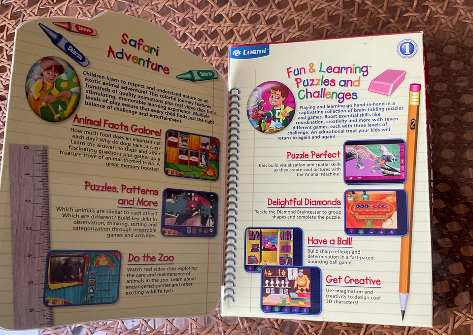 Cosmi Off2School Kindergarten & 1st Grade CD-ROM 2005 NIB Early Learn Homeschool - Image 3 of 4