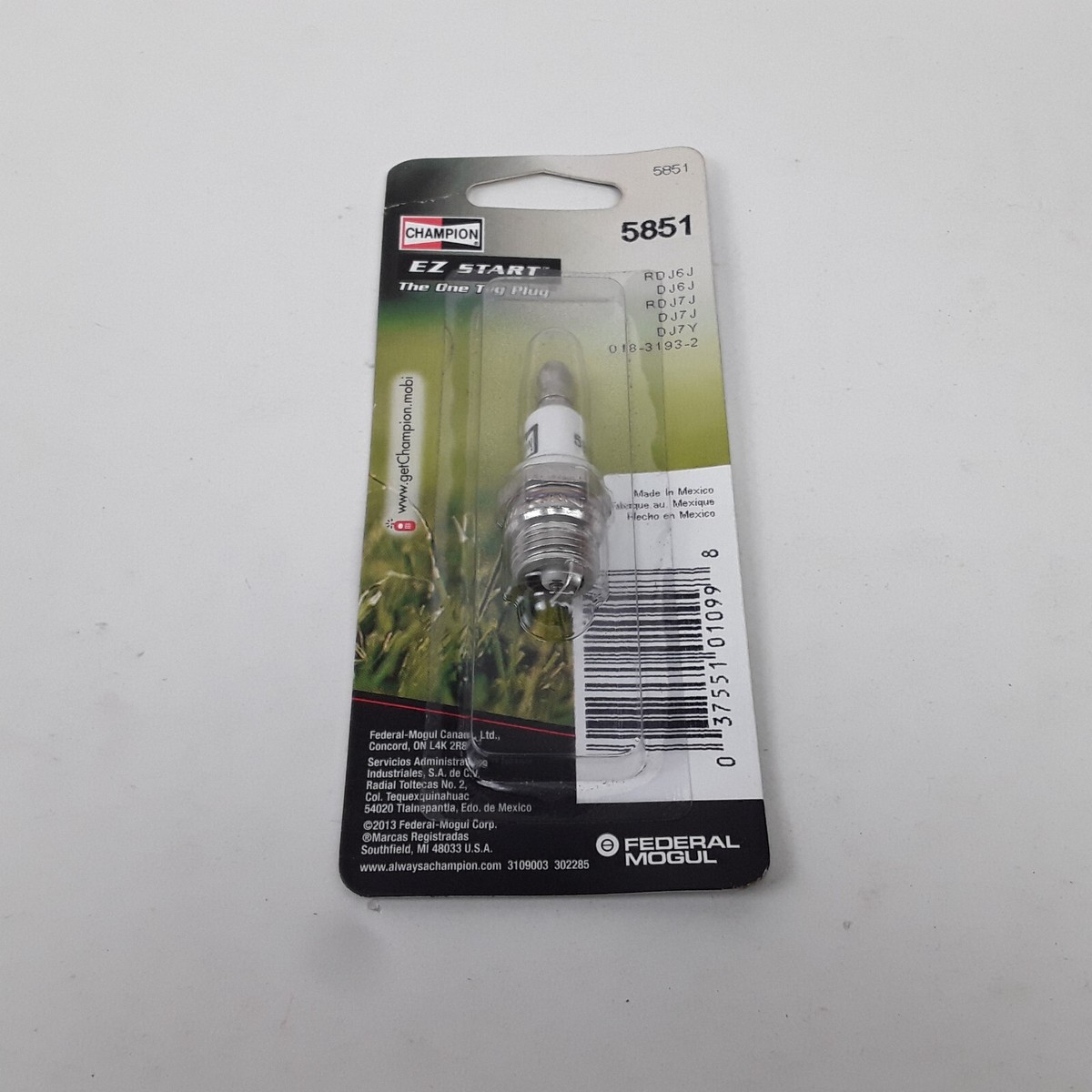 Champion 5851 EZ Start Plug Small Engine Replace DJ6J RDJ6J