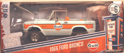 GREENLIGHT - Voiture de 1966 Gulf Oil - FORD Bronco - 1/24