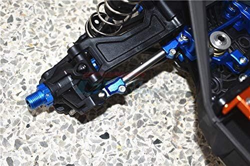 Biellette de direction avant réglable en acier inoxydable GPM 1/10 TRAXXAS MAXX /TXMS162 - Photo 6/11