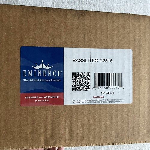 EMINENCE KAPPA PRO 15" WOOFER BASSLITE C2515 - Bild 3 von 3