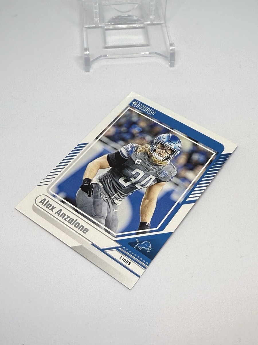 2024 Panini Donruss Aqueous Test Case Hit Alex Anzalone Detroit