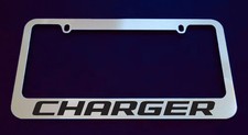 1 Dodge Charger License Plate Frame Custom Made Of Chrome 1 Frame