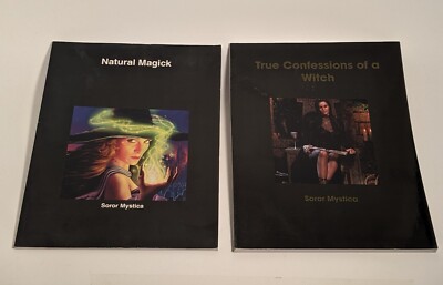 Natural Magick and True Confessions of a Witch by Soror Mystica Paperback Wiccan