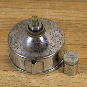 Rare Antique Penn Chrome Plate Small Alcohol Burner Medical Sterilizer Lamp