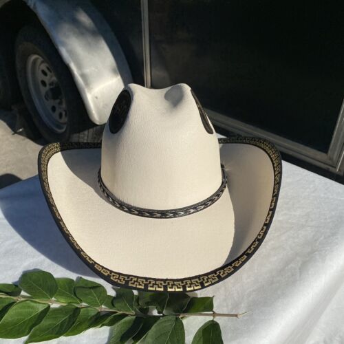 Cappello da cowboy western da uomo. Cappello da rodeo stile ranch. Cappello da cowboy pa cavaliere - Foto 2 di 8