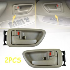 2pcs Inside Interior Door Handle Front Rear Set For Toyota Sequoia 2001-2007