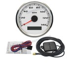 85mm GPS 140-200MPH Black White Truck 300KMH Car Motorcycle Marine Speedometer