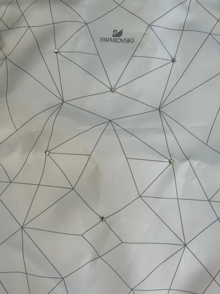 Bolso con cordón blanco cristal Swarovski nuevo sin etiquetas  Foto 3 de 4