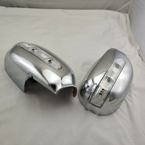 ABS Chrome LED Rearview Side Mirrors For 1993-1997 Toyota Corolla AE100 2pcs