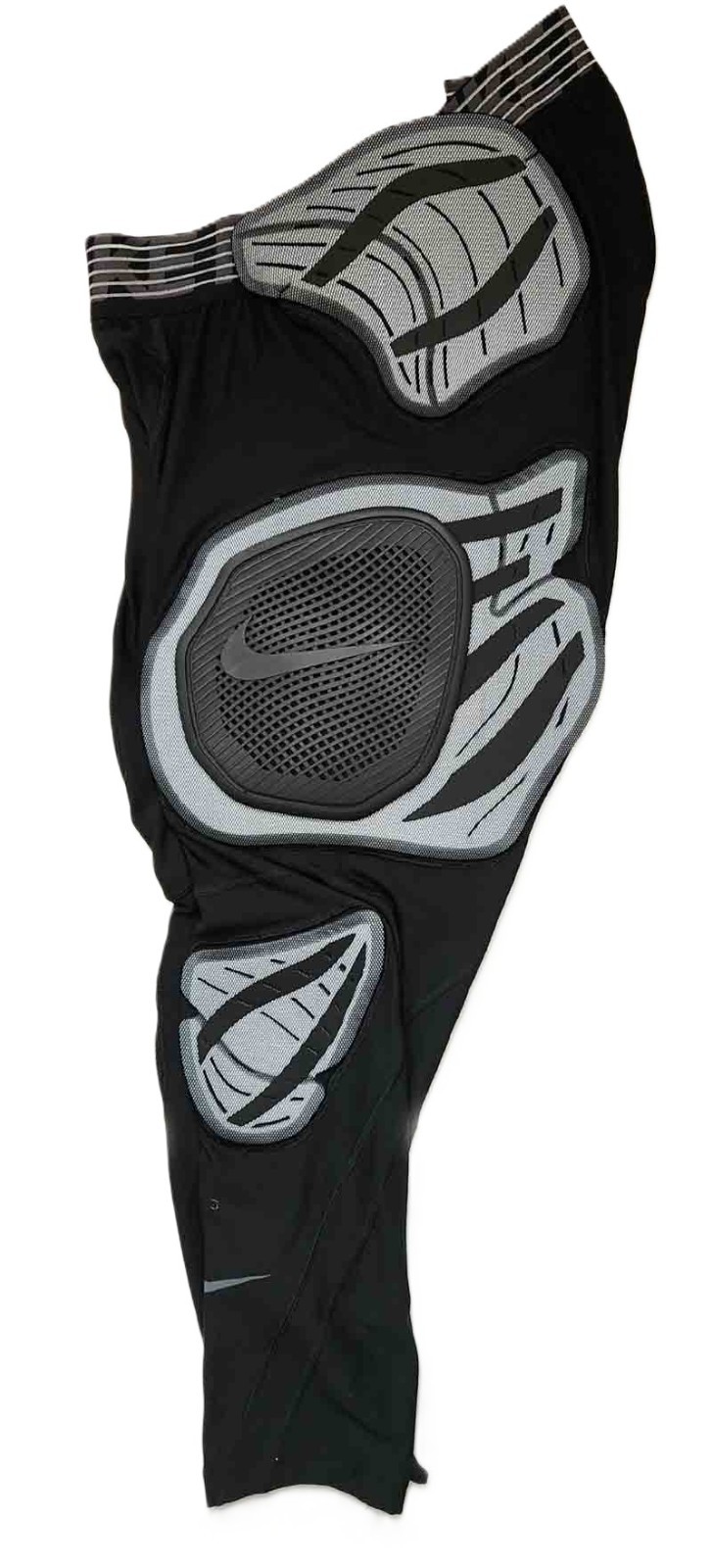 Nike Pro Hyperstrong Heavily Padded Compression Tights Pants Black Gray Size XXL