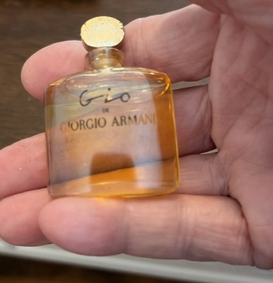 Vintage Giò de Giorgio Armani Eau de Parfum splash miniature bottle .17 Fl Oz