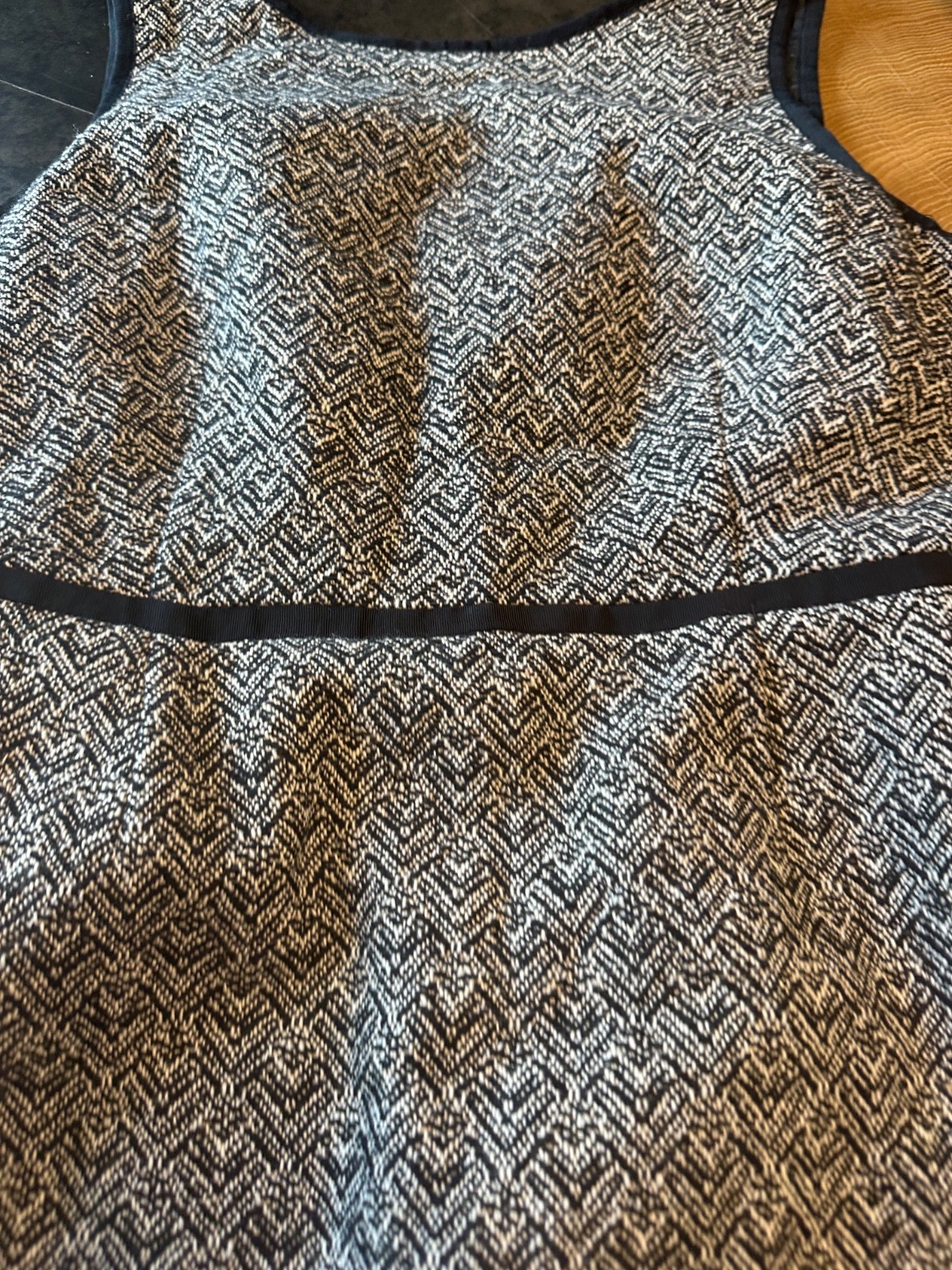 J CREW JUMPER DRESS WOMENS 10 HOUNDSTOOTH PATTERN… - image 2