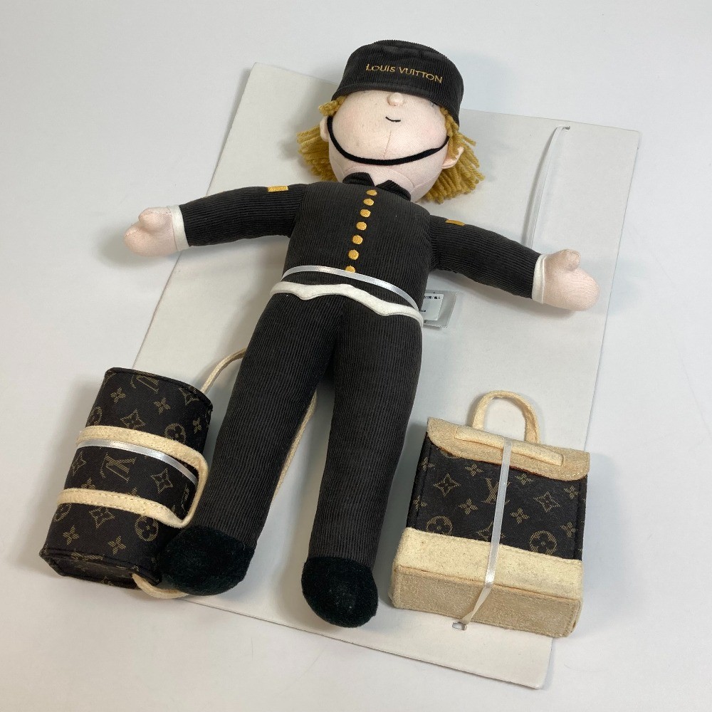 LOUIS VUITTON Bellboy 2013 only doll Plush Doll cotton gray | eBay