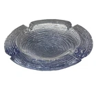 Anchor Hocking SORENO Glass LIGHT LAVENDER LILAC Ashtray Round 6" Vintage Rare
