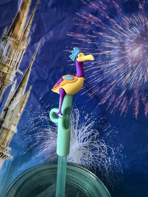 2026 Disney Starbucks Animal Kingdom Mickey Kevin UP Straw Topper
