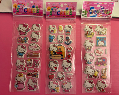 3Set Hello Kitty puffy stickers,set2