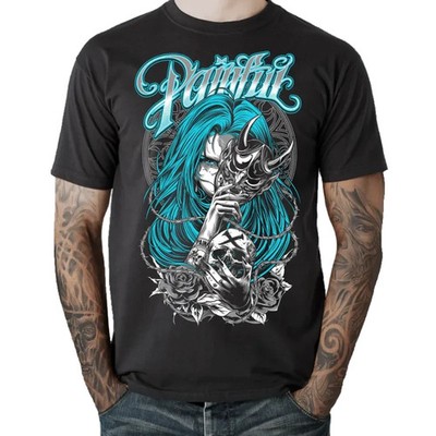 Painful Clothing    Cyber Oni  T-Shirt Cyperpunk Anime Style