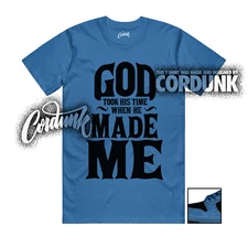 SB Dunk Low 94 Ocean Fog Blue Black T Shirt Match GTHT