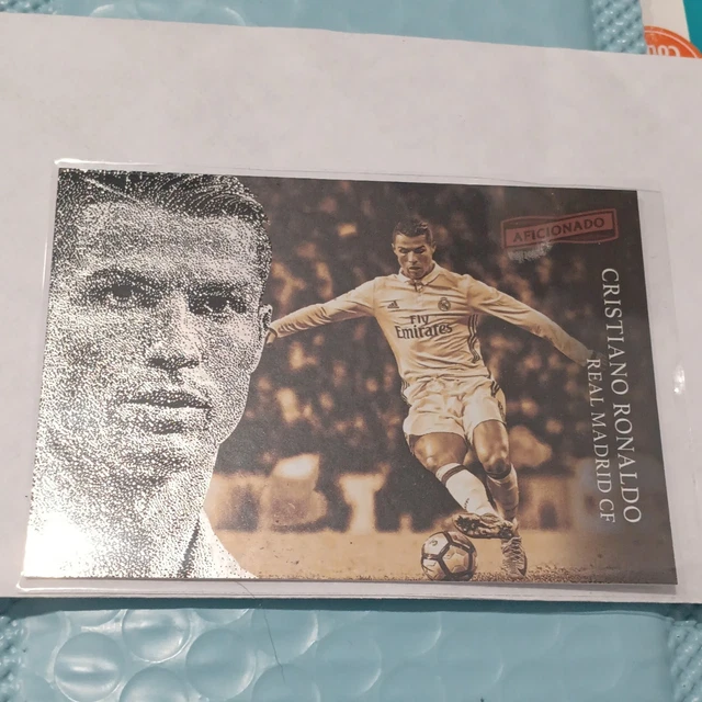 Panini Aficionado 2016-17 Cristiano Ronaldo Real Madrid #47 Soccer Card