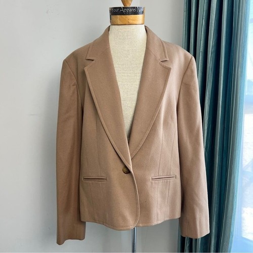 Pendleton Damen gepolsterte Schultern braun Virgen Wolle Vintage Blazer Gr. 16 (565) - Bild 1 von 13