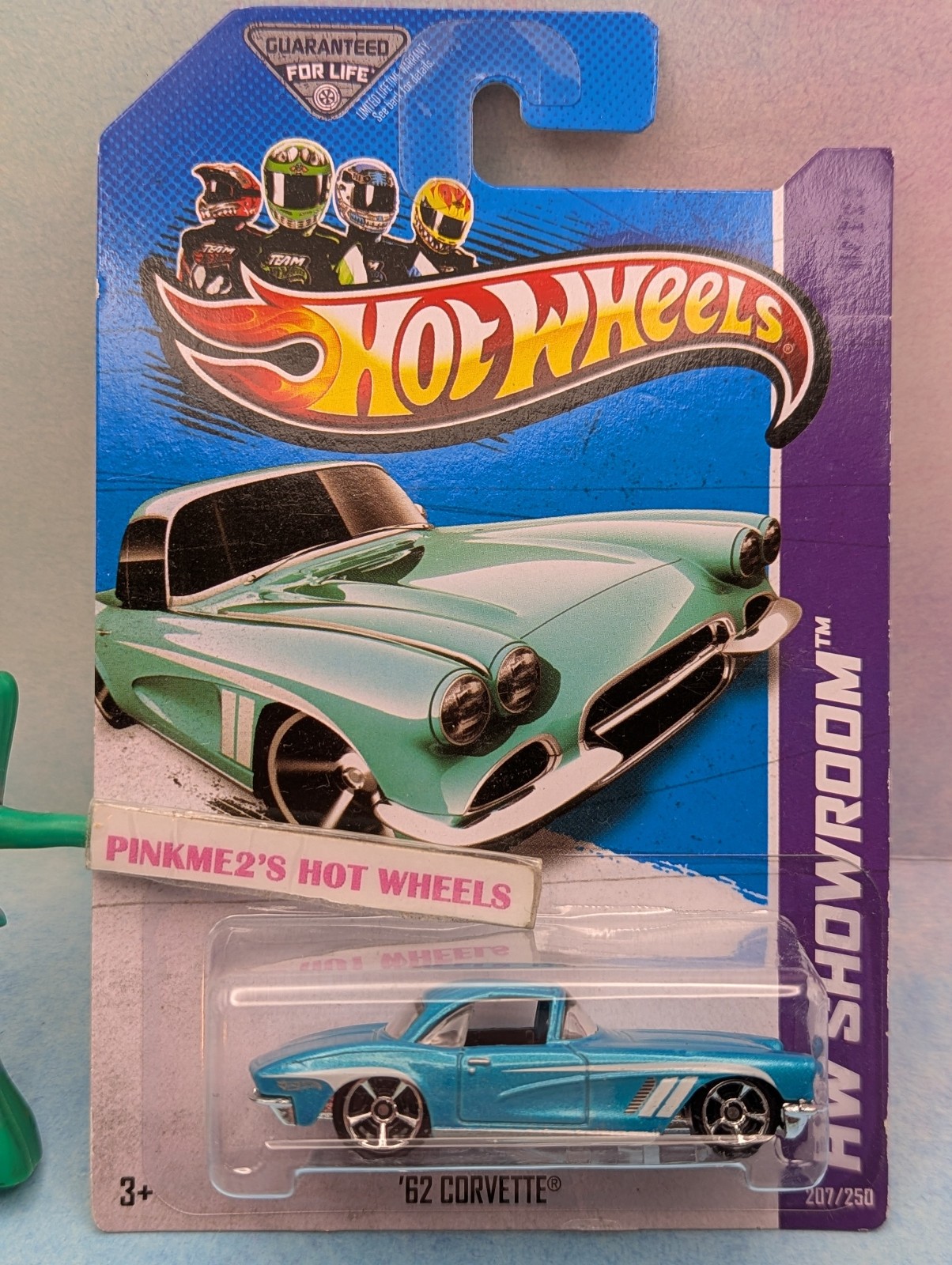 2013 Hot Wheels '62 CORVETTE #207 ☆aqua blue;mc5☆CORVETTE 60☆Z3