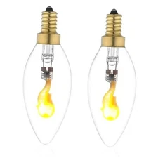 Type B/B11 Handstand LED Flame Effect Bulb, E12 Base, Flickering Candle – 