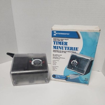 Intermatic Heavy-duty Outdoor Portable 24-Hour Timer, Twist-Lock Plug - P1131