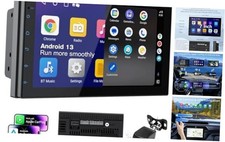 Double Din Car Stereo with 7" HD Touchscreen - CarPlay  Android Auto - Backup