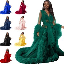 Women Dresses Sleepwear Robe Pregnant Gown for Photo Shoot Maternity Photography