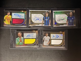 2021 22 Topps Museum UCC 5er Auto/Patch Auto /150 /50 LOT