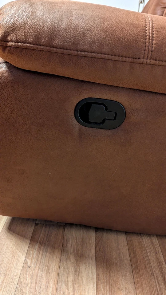 Sofagarnitur mit Relax Funktion 3+2 Sitzer Microfaser Stoff - Bild 4 von 4