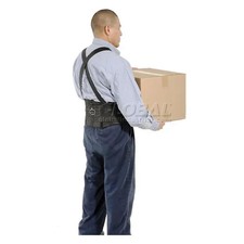 ERGODYNE 11098 Economy Back Support 4XL Elastic Adjustable Suspenders Black