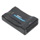 SCART To Multimedia Interface Converter 1080p 20p Output For Audio Video(Black )