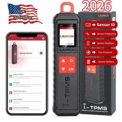 2026 LAUNCH X431 i-TPMS Tire Pressure Relearn Reset Coding TPMS Tool 315&433Mhz