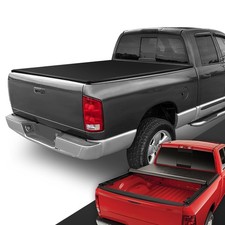 6.5 Ft Bed Vinyl Soft Roll Up Tonneau Cover For 02-23 Dodge Ram Truck Fleetside