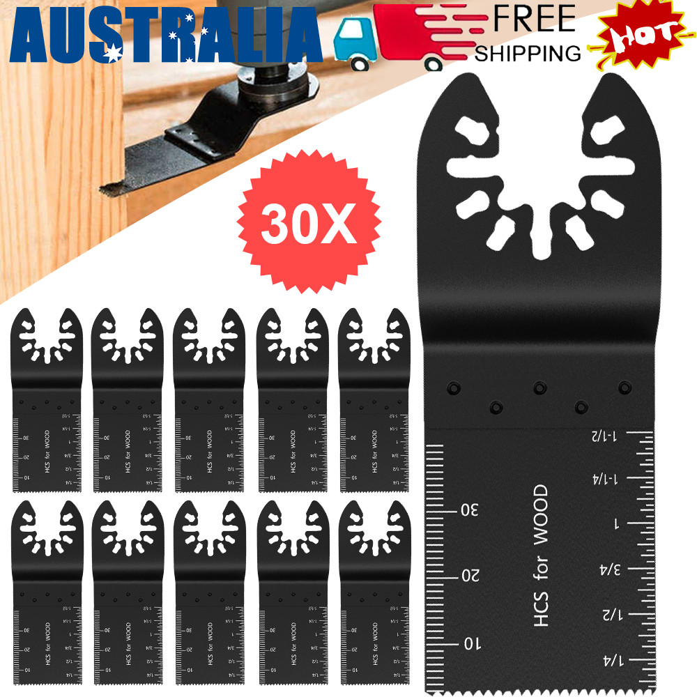 30PCS Oscillating Multi Tool Blade Saw Blades Dewalt Fein For Wood Metal Cutter