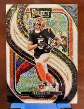 2024 PANINI SELECT #193 TEE HIGGINS PREMIER LEVEL WHITE SPARKLE SSP🔥