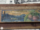 Blue Mountain Cherries Fruit Crate Label Advertising Walla Walla Wall Decor — photo 2