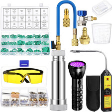 Ac Leak Detector Kit R1234yf R134a R410a Ac Oil Uv Dye Injector Kit Refrigerant