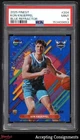 2025 Topps Finest Basketball Blue Refractor Kon Knueppel #204